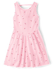 Robe à dos nu et taille en V pour filles