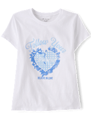 Girls Follow Your Heart Graphic Tee
