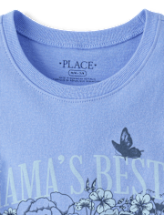 T-shirt graphique « Meilleure amie de maman » pour filles