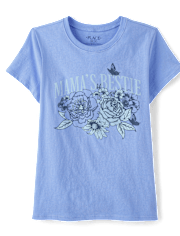 Girls Mama's Bestie Graphic Tee