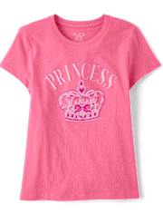 Girls Princess Graphic Tee