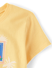 Girls Summer Stamps Graphic Tee