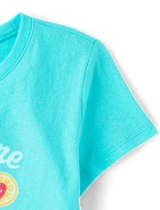 Girls Summer Drink Graphic Tee