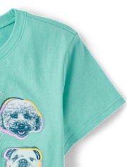 Girls Dogs Graphic Tee