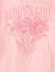 Girls Daddy's Girl Graphic Tee
