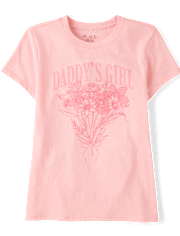 Girls Daddy's Girl Graphic Tee