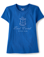 Girls East Coast Ocean Club Graphic Tee
