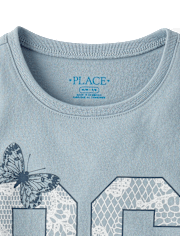 Girls Girl Power League Graphic Baby Tee