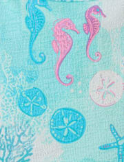 Robe papillon créature marine pour bébés et petites filles