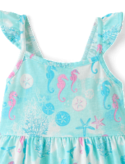 Robe papillon créature marine pour bébés et petites filles