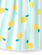 Baby And Toddler Girls Print Tie Shoulder Dress