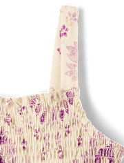 Baby And Toddler Girls Floral Paisley Smocked Dress