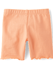 Toddler Girls Palm Tree Lettuce Bike Shorts 3-Pack