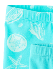 Toddler Girls Seashell Bike Shorts 3-Pack