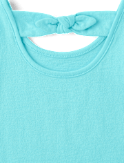 Toddler Girls Glitter Sea Creature Bow Back Tank Top 3-Pack