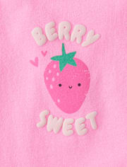 Toddler Girls Puff Print Fruit Ruffle Tank Top 3-Pack