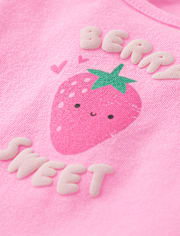 Toddler Girls Puff Print Fruit Ruffle Tank Top 3-Pack