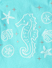 Ensemble 2 pièces créatures marines pour petites filles