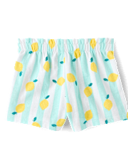 Toddler Girls Postcard Pull On Shorts 3-Pack