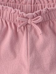 Toddler Girls Floral Paperbag Waist Shorts 3-Pack