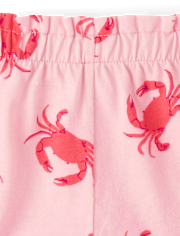 Toddler Girls Coastal Paperbag Waist Shorts 3-Pack