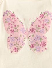 Toddler Girls Glitter Floral Butterfly Tank Top 3-Pack