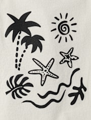 Lot de 3 débardeurs tropicaux pour petites filles