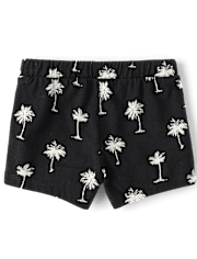 Toddler Girls Tropical Ruffle Shorts 3-Pack