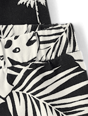 Toddler Girls Tropical Ruffle Shorts 3-Pack