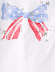 Toddler Girls Glitter Americana 2-Piece Outfit Set