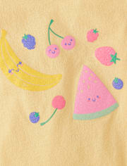 Toddler Girls Fruit Ruffle 2-Piece Outfit Set
