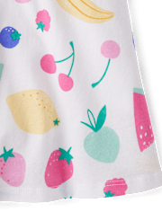 Toddler Girls Fruit Ruffle 2-Piece Outfit Set