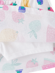 Toddler Girls Fruit Ruffle 2-Piece Outfit Set