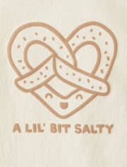 Baby And Toddler Girls Pretzel Graphic Tee