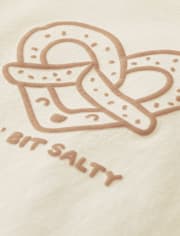 Baby And Toddler Girls Pretzel Graphic Tee