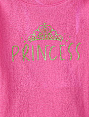 Baby And Toddler Girls Princess Graphic Tee