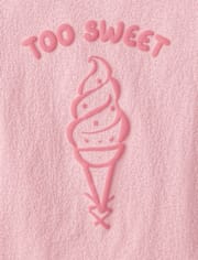 Baby And Toddler Girls Too Sweet Graphic Tee