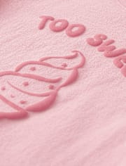 Baby And Toddler Girls Too Sweet Graphic Tee