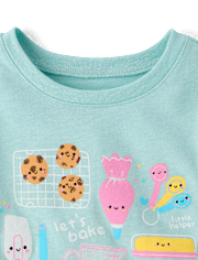 Baby And Toddler Girls Baking Graphic Tee