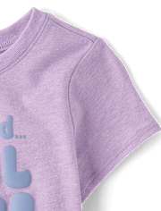 T-shirt graphique « Gâtez-moi » pour bébés et petites filles