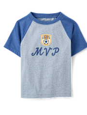 Baby And Toddler Boys MVP Graphic Ringer Tee