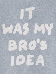 T-shirt graphique Baby And Toddler Bro's Idea