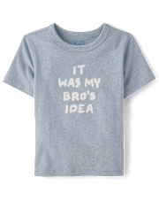 Baby And Toddler Bro's Idea Graphic Tee