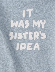 Baby And Toddler Sister's Idea Graphic Tee