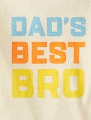 Baby And Toddler Boys Dad's Best Bro Graphic Tee