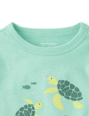 Baby And Toddler Boys Turtle Graphic Tee