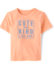 Baby And Toddler Boys Kind Like Mom Graphic Tee