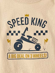 Baby And Toddler Boys Speed King Graphic Tee