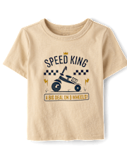 Baby And Toddler Boys Speed King Graphic Tee