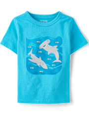 Baby And Toddler Boys Sea Animals Graphic Tee